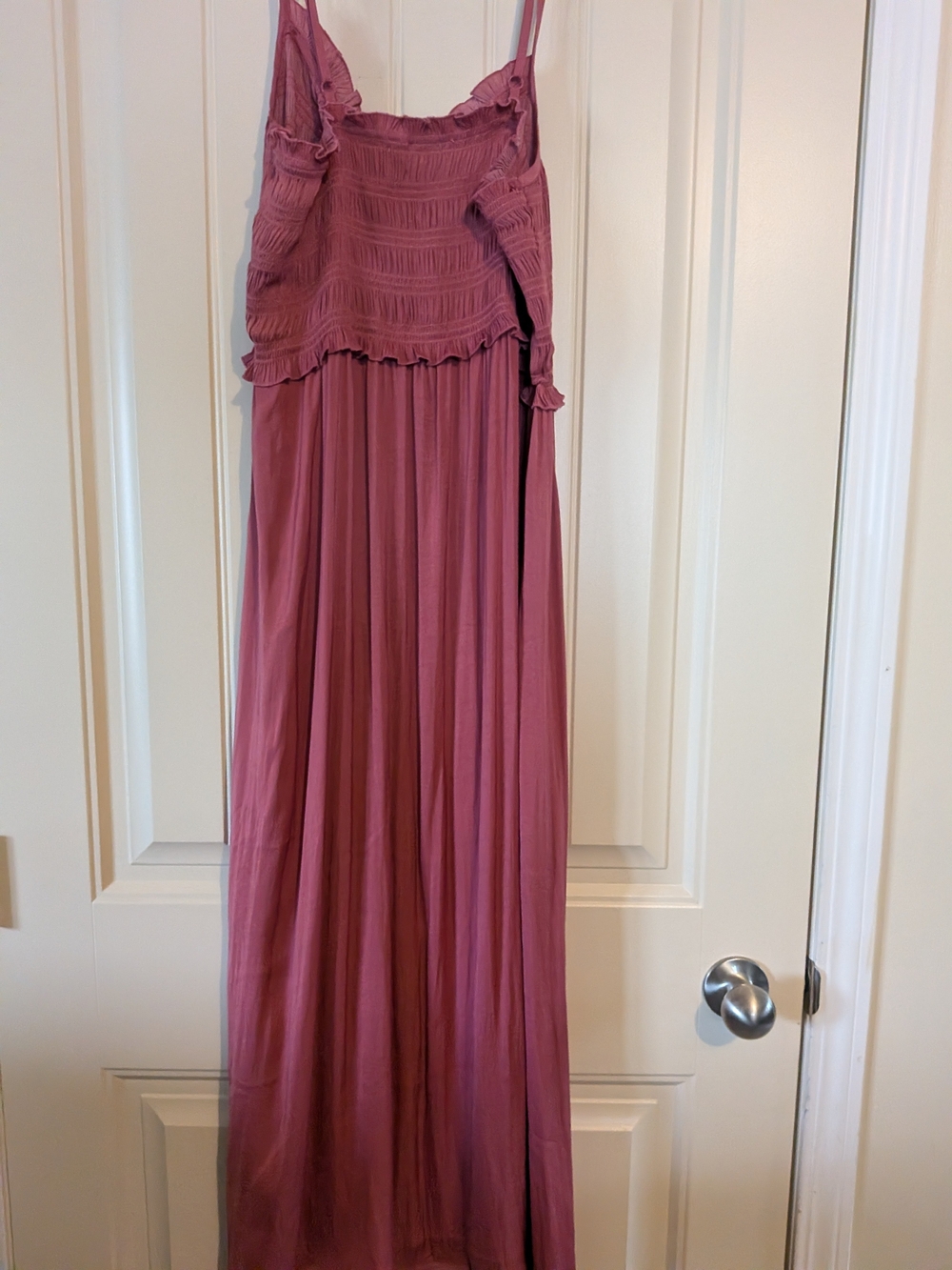 NWT Smokey Rose Ruched  Drawstring Long Dress - Addition Elle
